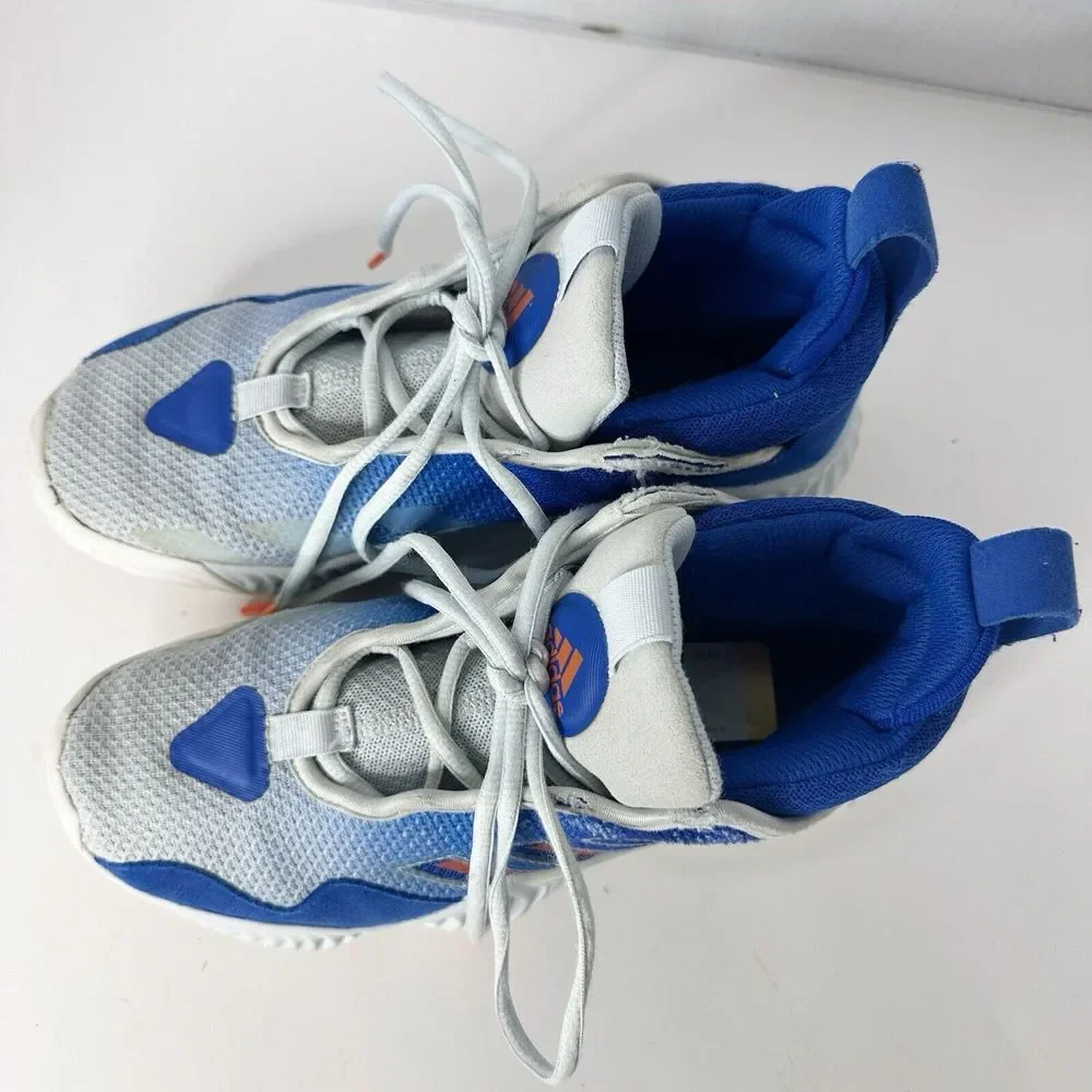 Adidas Men's Size 6.5 Court Vision 3 Shoes H67757 Blue White‎ Orange